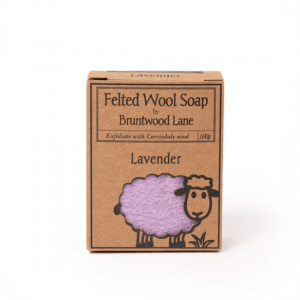 Felted Wool Soap手工羊毛毡香皂-薰衣草味100g